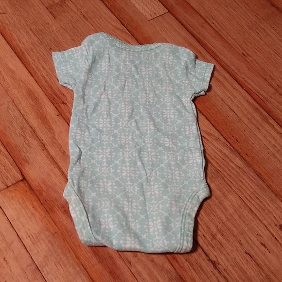 Carter's Newborn Onesie Bundle Aquamarine & Pink - Picture 7 of 14
